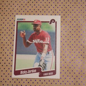 Ricky Jordan #564 Baseball Card